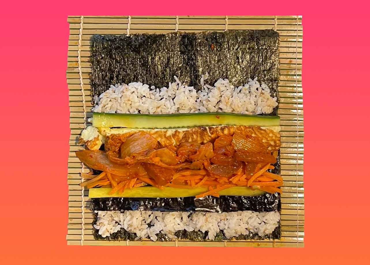 Kimbap selber machen vegan.