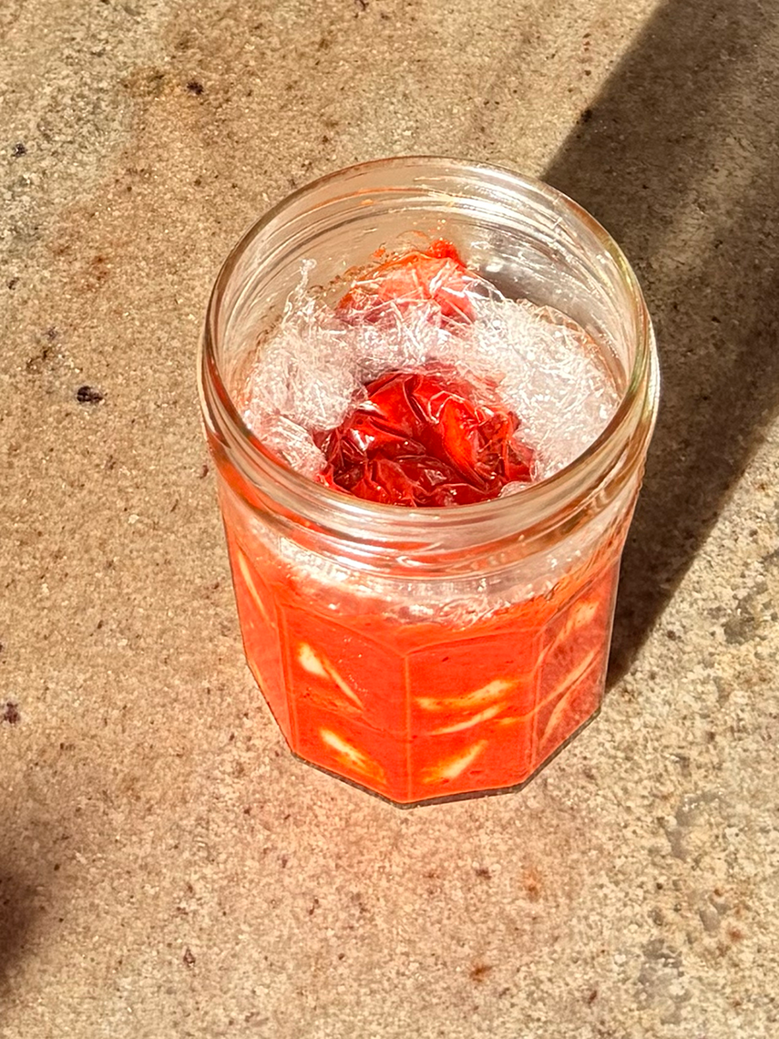 Mairübchen Kimchi. Saisonales Gemüse, koreanische Fermentation.
