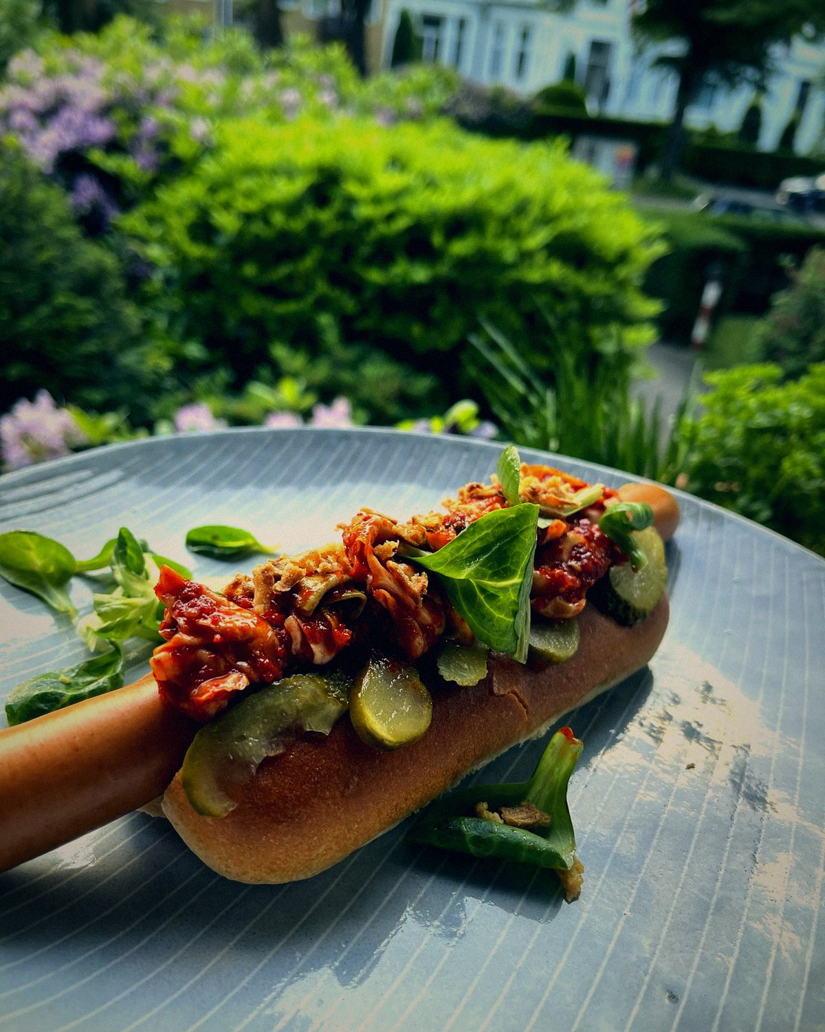 Kimchi-Hotdog, koreanische Fusionsküche