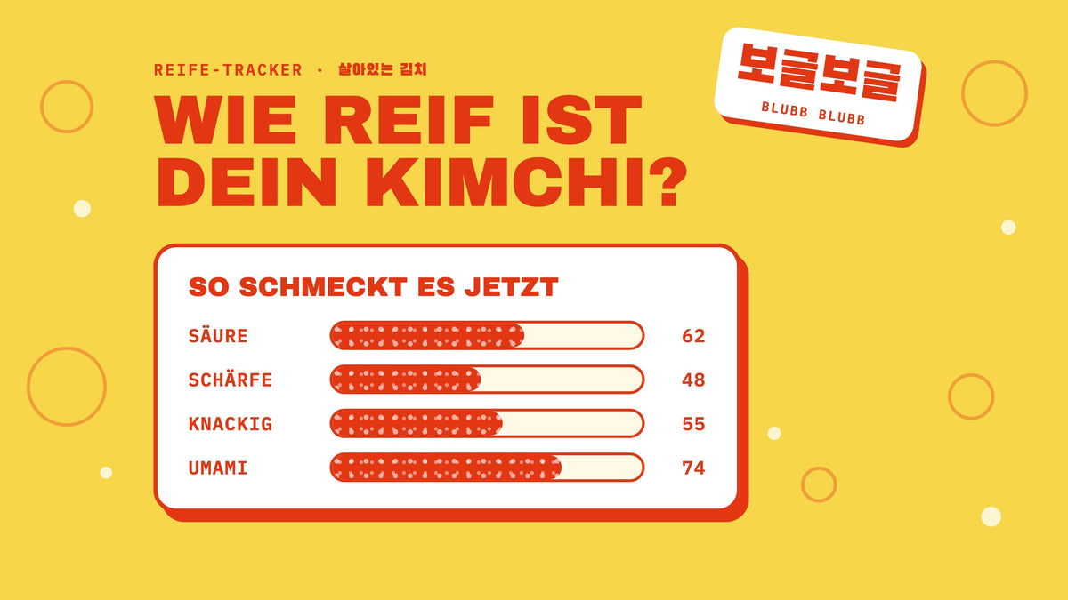 Wie reif ist dein Kimchi? Der Kimchi-Reife-Tracker