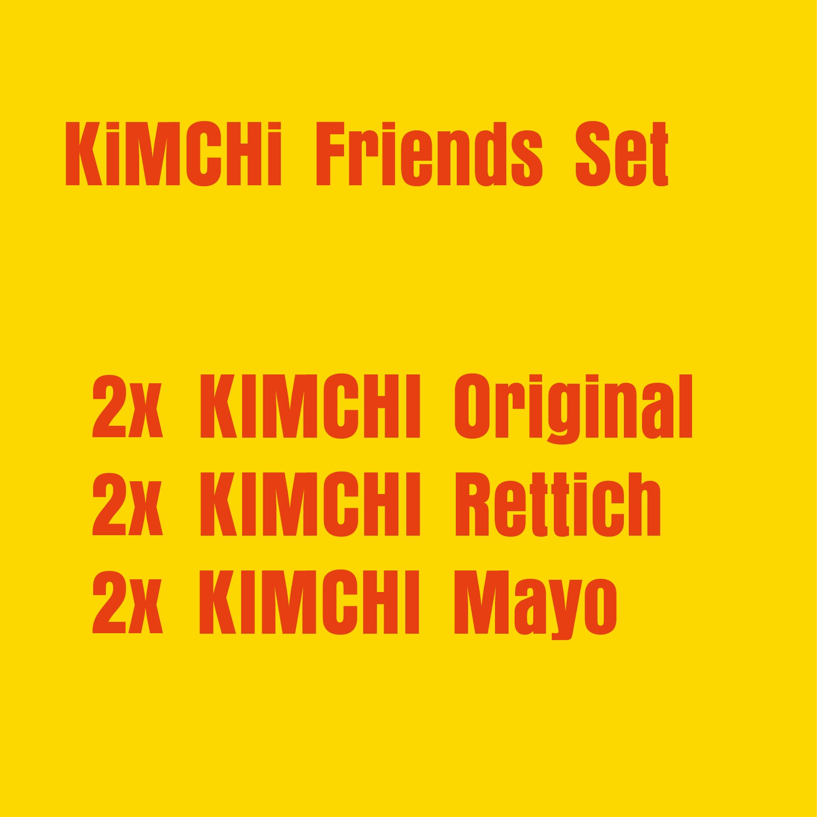 THATs KiMCHi Friends Set