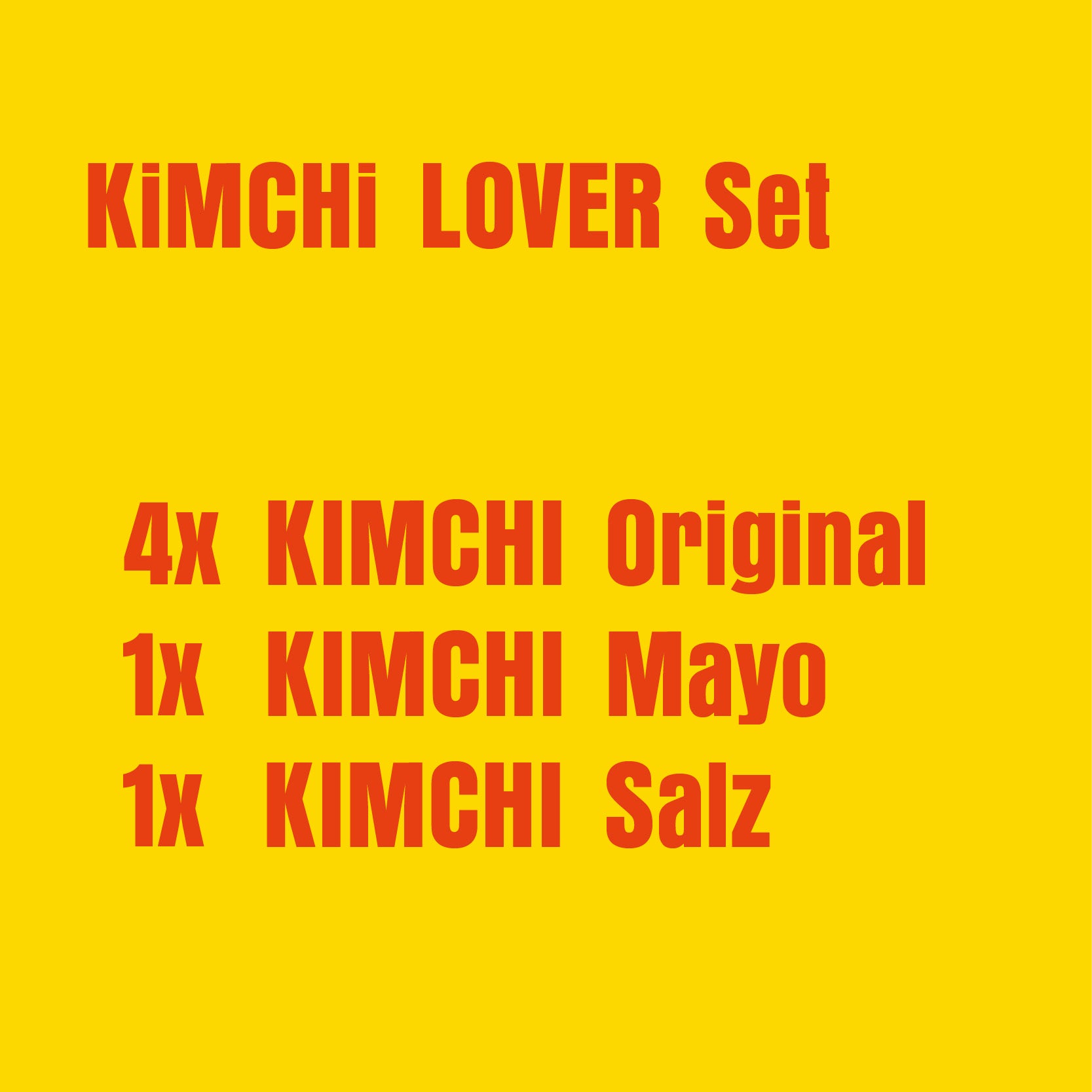 THATs KiMCHi LOVER Set