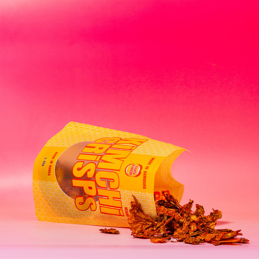 Kimchi Crisps Snack – knuspriger fermentierter Kohl zum würzen und snacken
