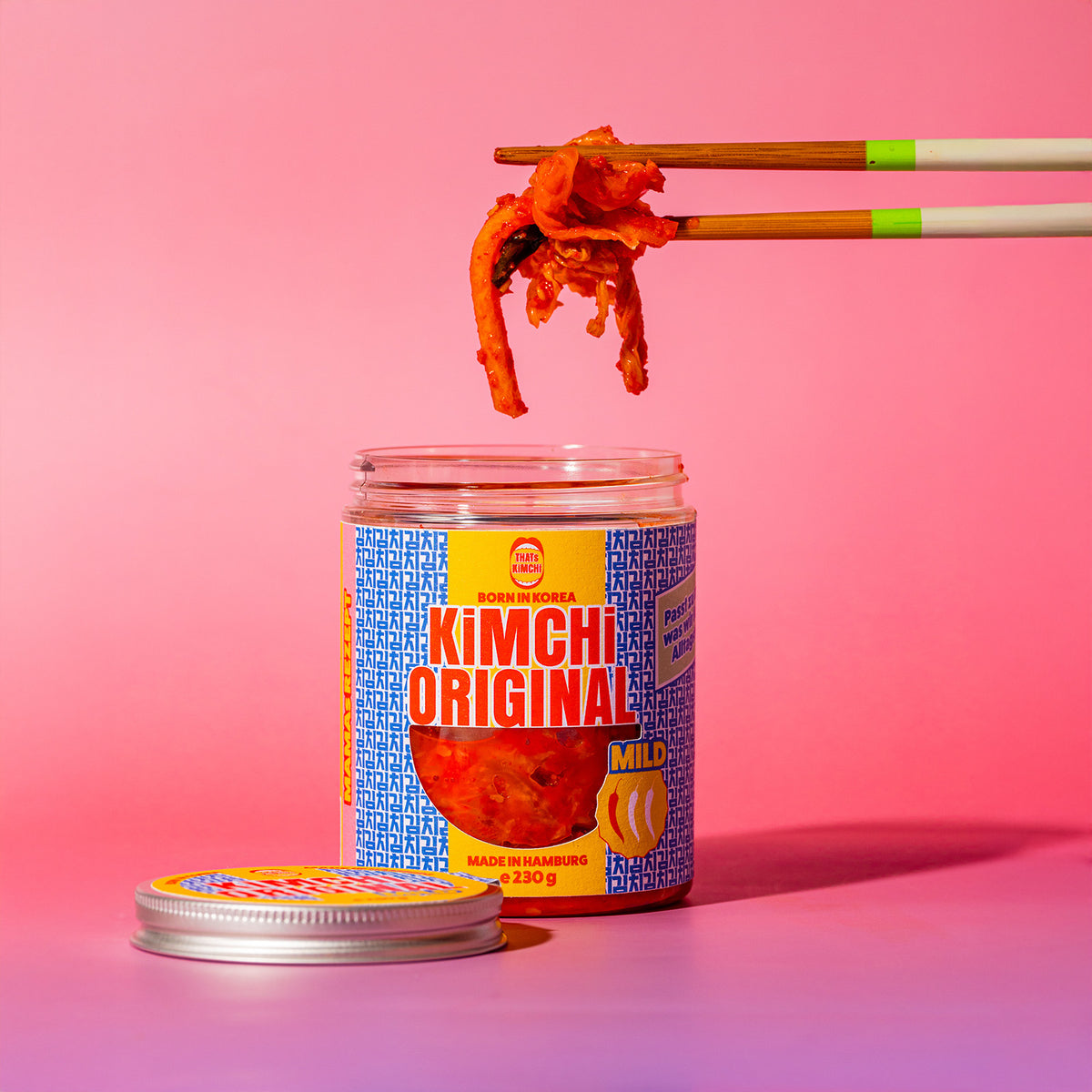 Veganes Kimchi mild im Becher – fermentierter Chinakohl aus Hamburg